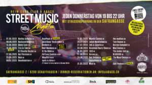 Programmheft 7. Street Music Nights 2023