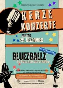 In der Kerze wird gebluez-ballzed