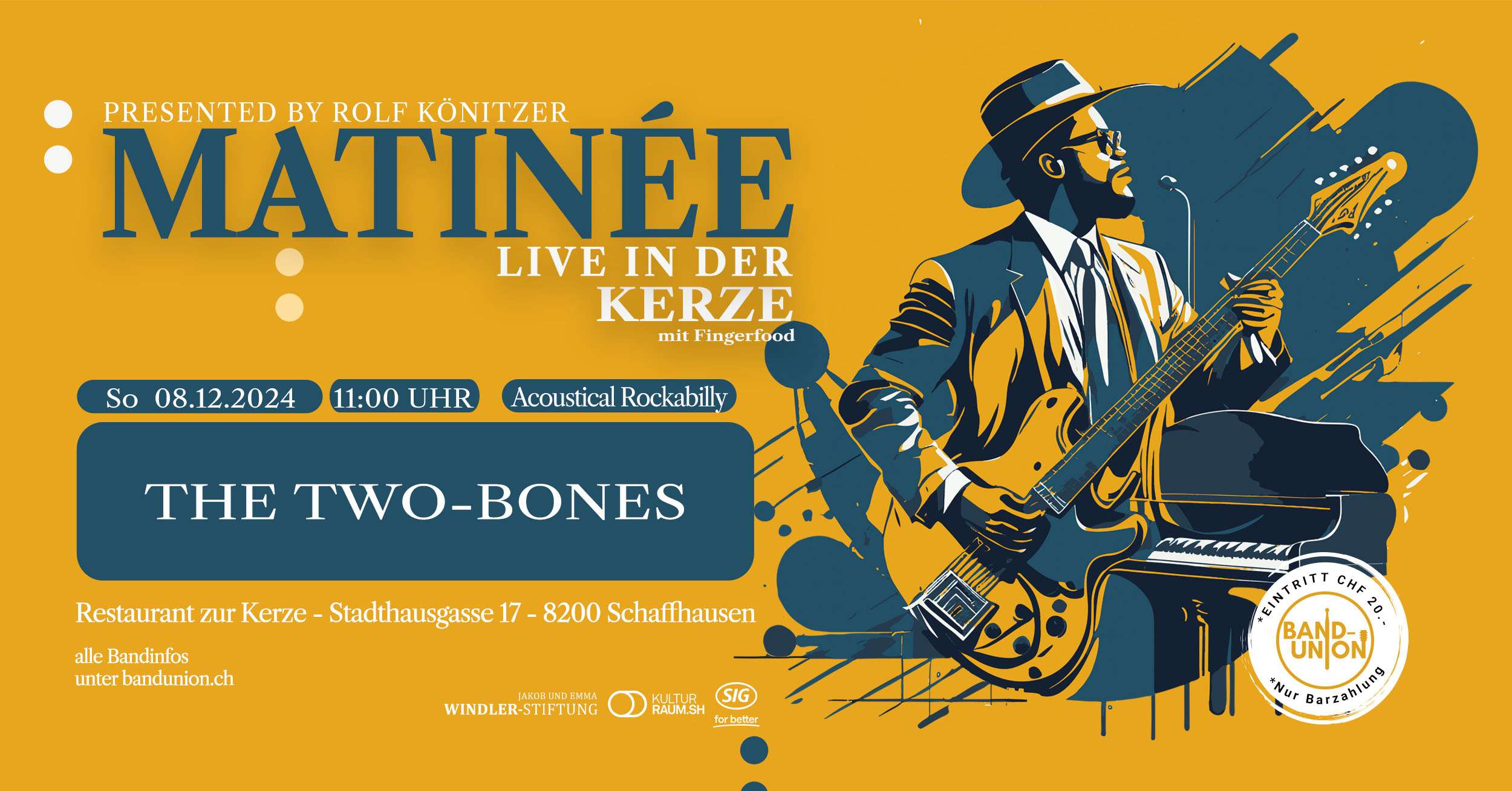 Kerzen Matinée mit «The Two-Bones»