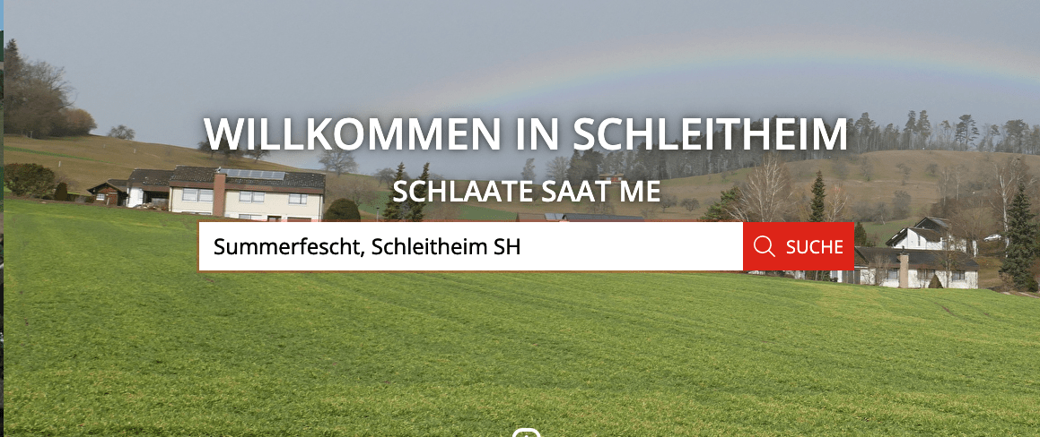 Ausschreibung Summerfescht, Schleitheim SH