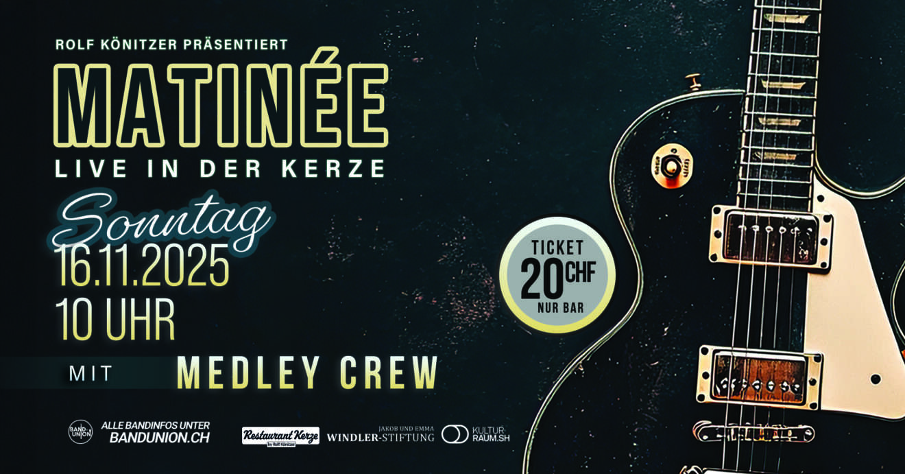 Medley Crew unplugged in der Kerze