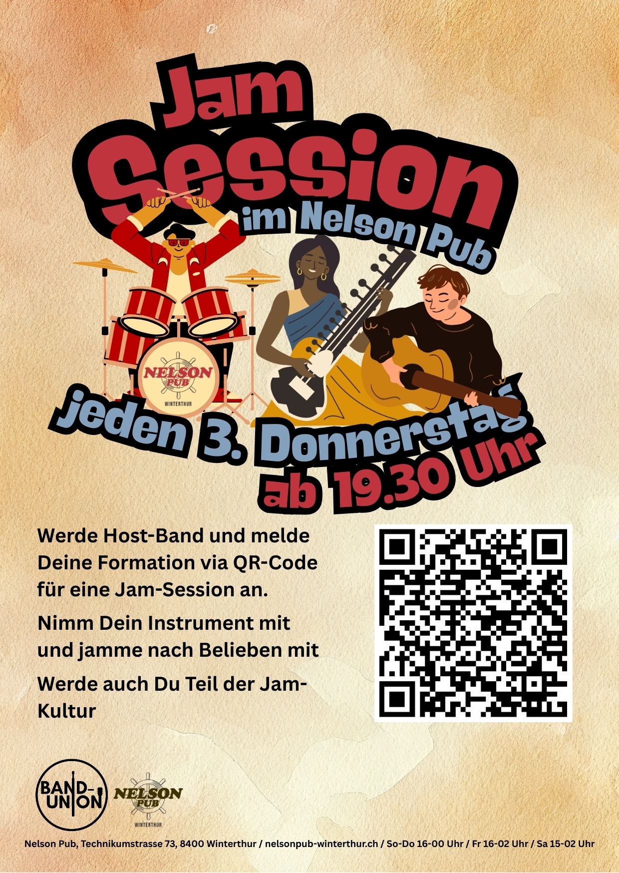 Nelson Pub mit neuer Jam-Kultur – «Host»-Bands gesucht