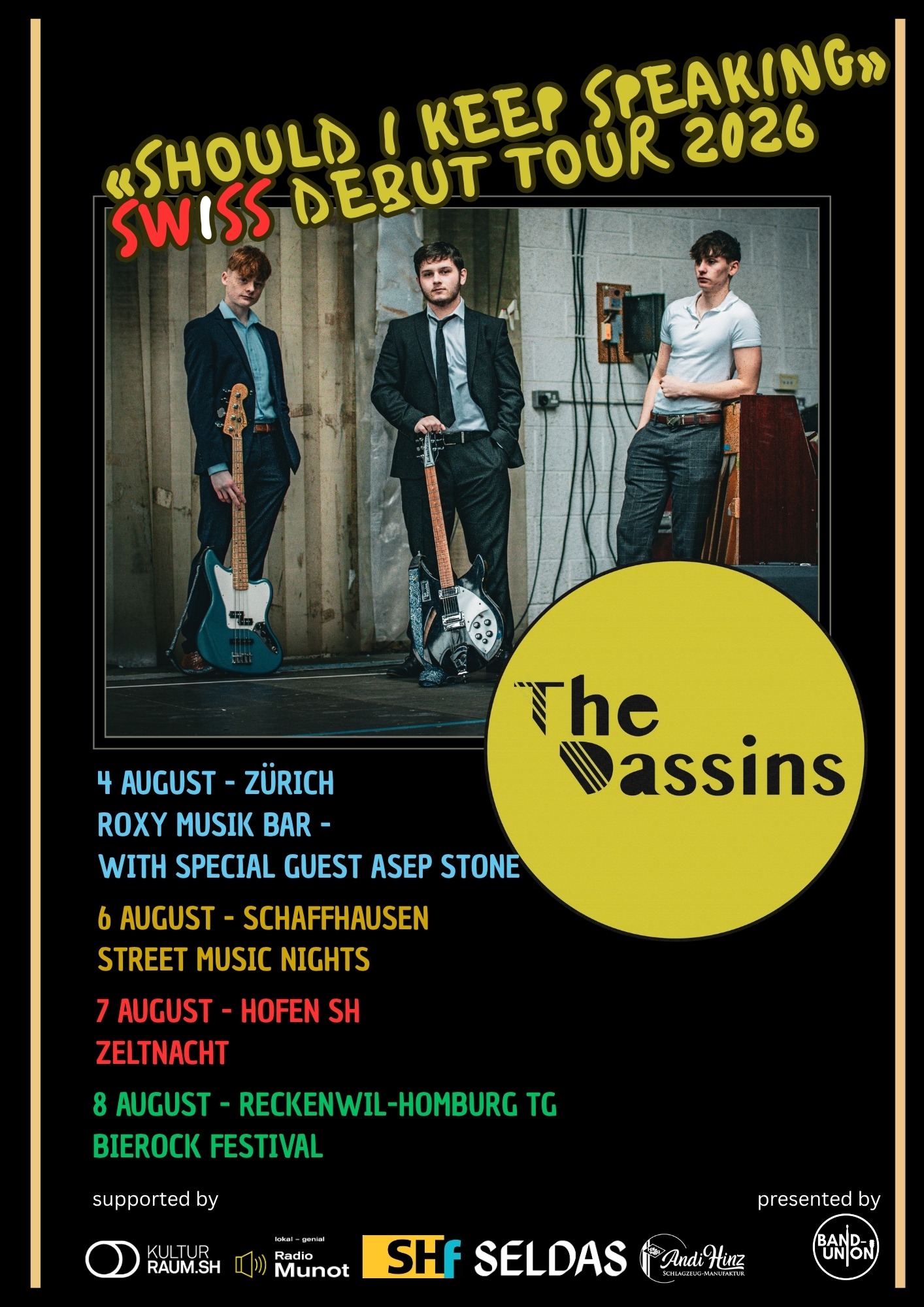 The Dassins – Should I Keep Speaking Swiss Debut Tour 2026