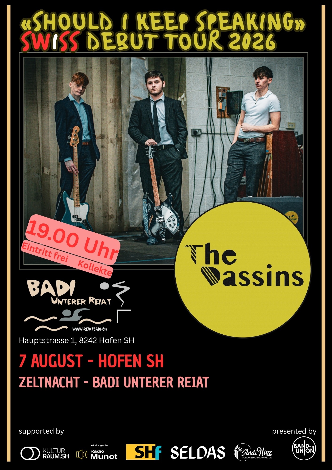 The Dassins an der Zeltnacht in Hofen