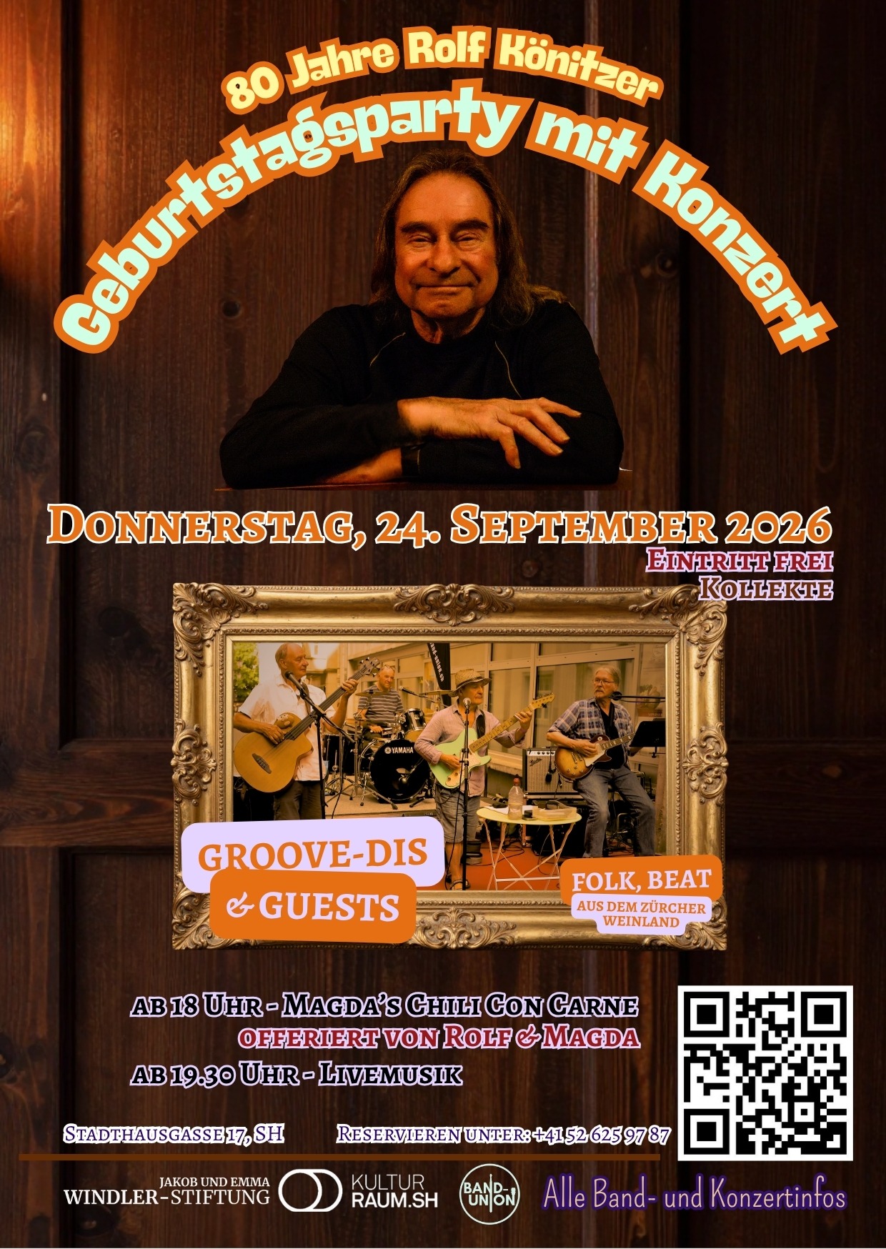 Rolf’s Geburtstagsparty mit Groove-Dis
