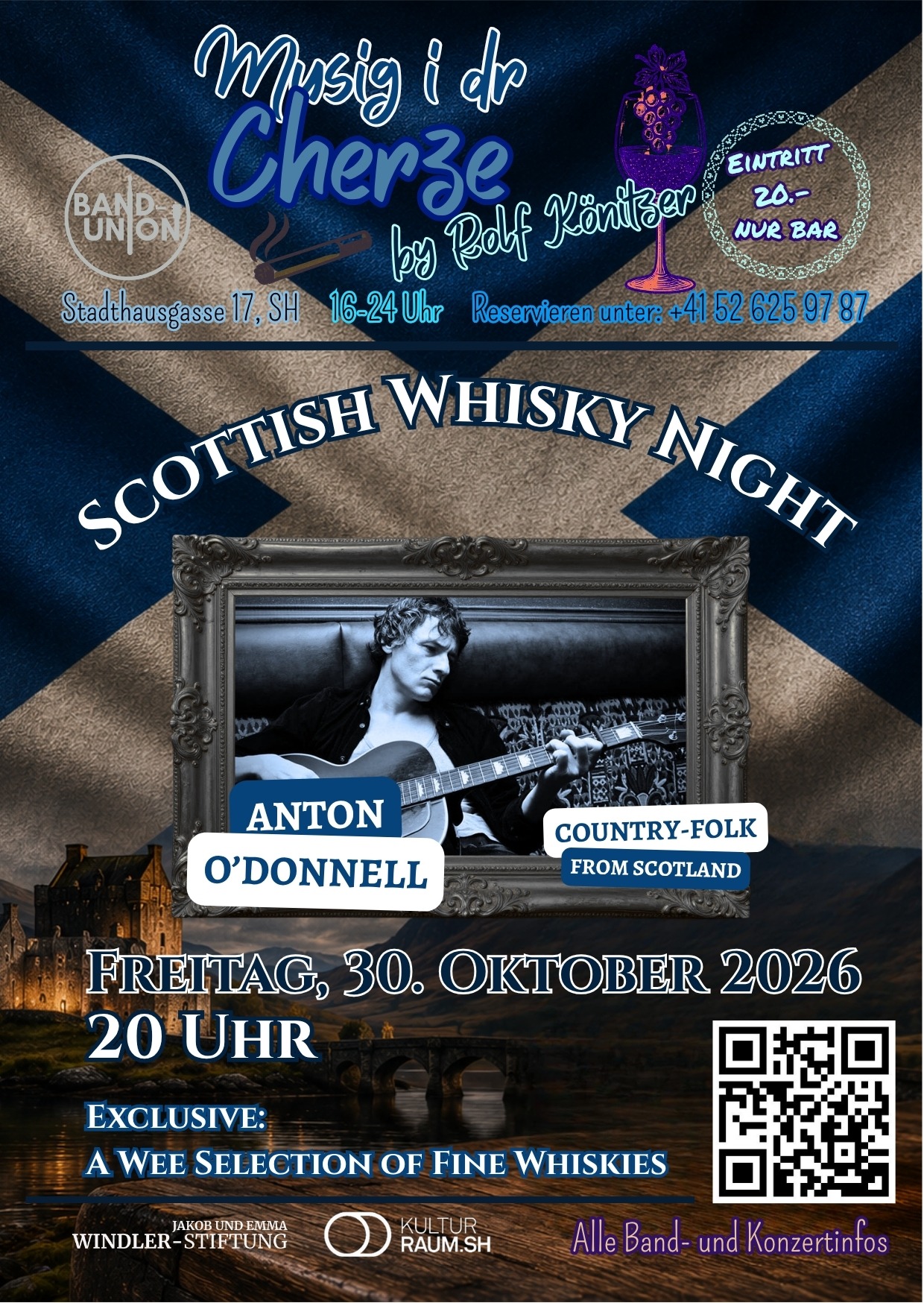 Anton O’Donnell Scottish Whisky Night