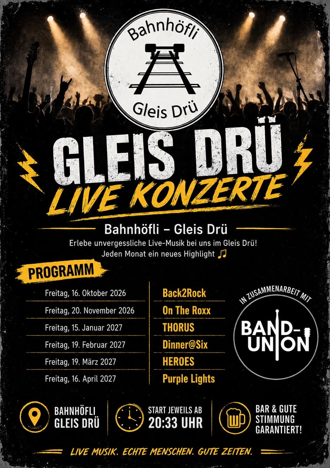 Volldampf im Gleis Drü mit neuem Winterprogramm