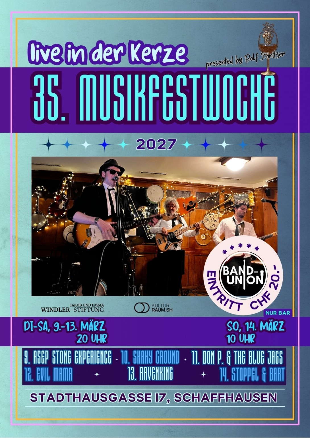 Plakat der 35. Musikfestwoche 2027